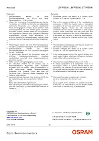 LT W5SM-JXKX-36-0-350-R18-Z Datasheet Page 20