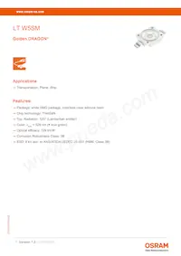 LT W5SM-JYKY-25-0-350-R18-Z Datasheet Cover