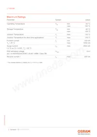 LT W5SM-JYKY-25-0-350-R18-Z Datasheet Page 3