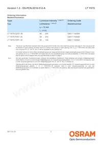 LT Y87S-Q2S1-35-Z Datasheet Page 2