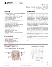 LTM4638EY#PBF Datasheet Cover