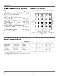 LTM4650MPY Datasheet Page 2