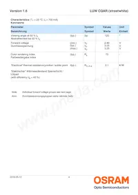 LUW CQAR-NPNQ-JPJR-1-700-R18-XX Datasheet Page 4