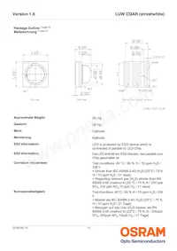 LUW CQAR-NPNQ-JPJR-1-700-R18-XX Datasheet Page 13