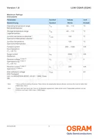 LUW CQAR-NPNR-MMMW-1 Datasheet Page 3