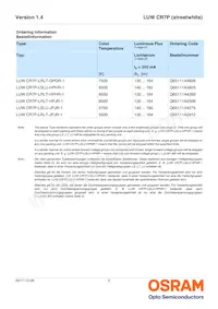 LUW CR7P-LRLT-GPGR-1-350-R18 Datenblatt Seite 2