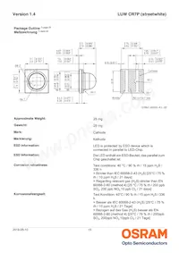 LUW CR7P-LTLU-HQJQ-L1L2-350-R18-XX Datasheet Pagina 13