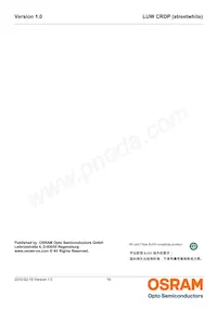 LUW CRDP-LQLS-HPJR-1-350-R18 Datasheet Pagina 19