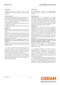 LUW CRDP-LTLU-HPHQ-L1L2-R18-XX Datasheet Page 22