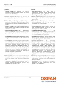 LUW CRDP-LUMP-MMMW-1-350-R18-XX Datasheet Page 23