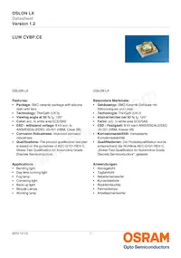 LUW CVBP.CE-8K8L-GMKM-8E8H Datasheet Copertura