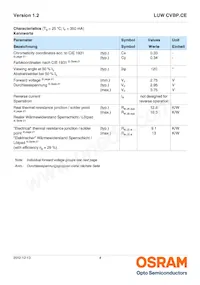 LUW CVBP.CE-8K8L-GMKM-8E8H Datasheet Pagina 4