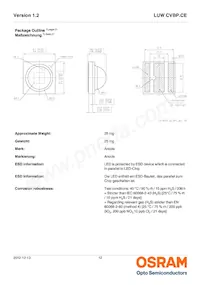 LUW CVBP.CE-8K8L-GMKM-8E8H Datasheet Page 12