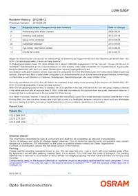 LUW G5GP-GXHY-5F8G-0-100-R18-Z Datasheet Page 17