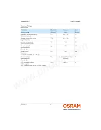 LUW JDSI.EC-FSFU-5E8G-L1N2 Datasheet Page 3