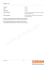 LW W5AM-KZLX-6K7L-0-350-R18-Z Datasheet Page 13