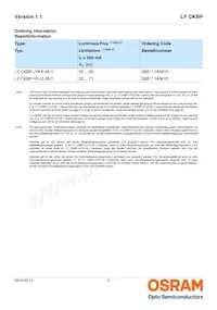 LY CKBP-JYKX-46-1-350-R18-Z Datasheet Page 2