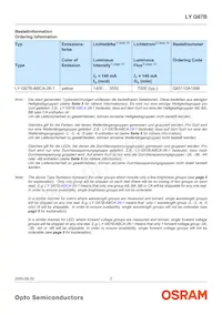 LY G67B-ABCA-26-1-Z Datasheet Page 2