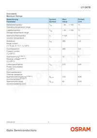 LY G67B-ABCA-26-1-Z Datasheet Page 3