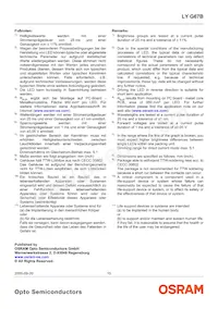 LY G67B-ABCA-26-1-Z Datasheet Pagina 15