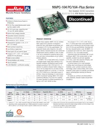 MAPC-104-C Datasheet Copertura