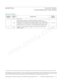 MAXM17552AMB+T Datasheet Page 17