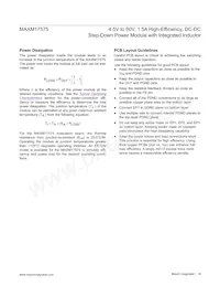 MAXM17575ALI#T Datasheet Page 19