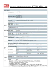 MDS01N-05 Datasheet Pagina 3