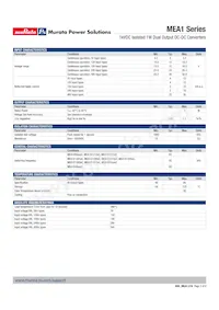 MEA1D2405DC Datasheet Page 2