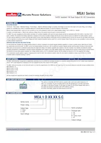 MEA1D2405DC Datasheet Pagina 3
