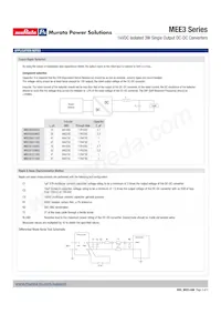 MEE3S0515SC Datasheet Page 3