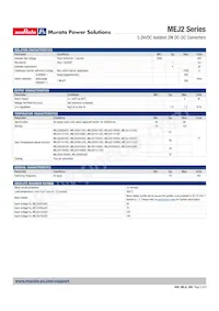MEJ2S0515SC Datasheet Page 2