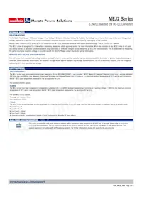 MEJ2S0515SC Datasheet Page 3