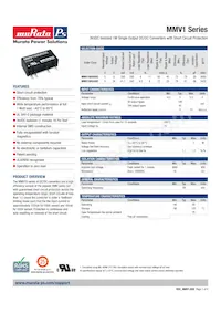 MMV1S0505SC Datasheet Copertura