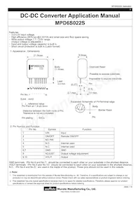 MPD6S022S Datasheet Cover