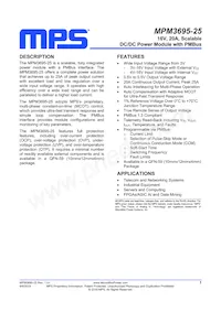 MPM3695GRF-25-0022 Datasheet Cover