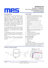 MPM3810AGQB-AEC1-Z Datenblatt Cover