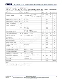 MPM38222GR-Z數據表 頁面 4