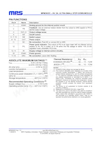 MPM3822CGRH-P Datasheet Page 3