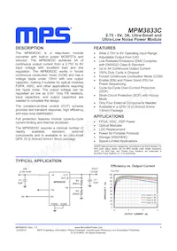 MPM3833CGRH-Z Datasheet Cover