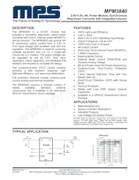 MPM3840GQV-P Datasheet Cover