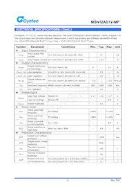 MSN12AD12-MP Datasheet Pagina 4