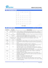 MSN12AD20-MQ Datasheet Page 3