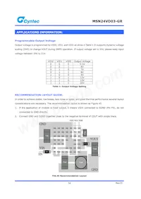 MSN24VD03-GR Datasheet Page 14