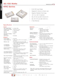 MTC3528S05 Datasheet Cover