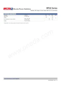 MTU2S2405MC-R Datasheet Page 2