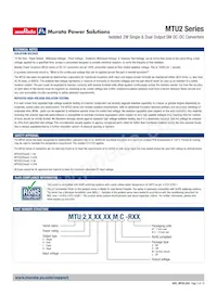 MTU2S2405MC-R Datasheet Page 3