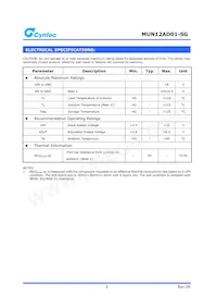 MUN12AD01-SG Datasheet Page 3