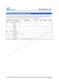 MUN12AD01-SG Datasheet Page 5