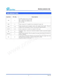 MUN12AD03-SE Datasheet Page 3